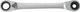 Promat tecwerk multifunctionele ratelringsleutel | 4 in 1 | 10 13 17 19 mm | 12-kt. lengte 220 mm | aantal tanden 72 - 4000821481