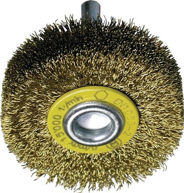 Promat tecwerk ronde borstel | d. 60 mm draaddikte 0,2 mm | messing 18 mm | 15000 min-¹ - 4000841142