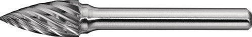 Promat tecwerk stiftfrees | spg rvs | d. 10 mm koplengte 20 mm schacht-d. 6 mm | hardmetaal | vertanding normaal, fijn - 4000868070