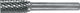 Promat tecwerk stiftfrees | zya | d. 6 mm koplengte 18 mm schacht-d. 6 mm | hardmetaal | vertanding kruis - 4000868641