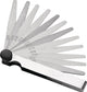 Promat tecwerk voelermaat | bladsterkte 0,05-1,0 mm | staal | lengte 100 mm aantal bladen 20 st. - 4000851422