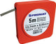 Promat tecwerk voelermaatband | dikte 0,20 mm | lengte 5 m breedte 12,7 mm - 4000851451