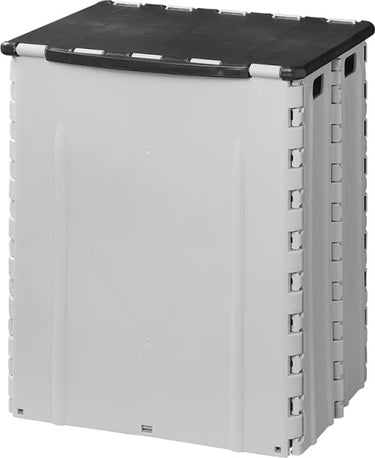 Proplus Afvalbak opvouwbaar 35 liter 25 x 31 x 38 cm grijs zwart
