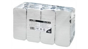 Servetten papstar 25x30cm wit