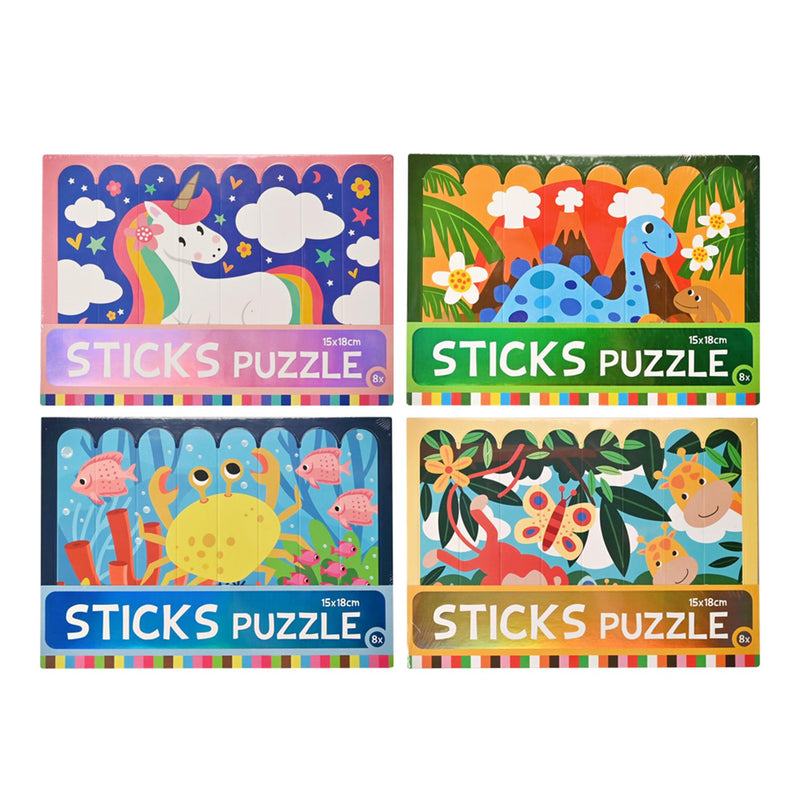 Load image into Gallery viewer, Sticks puzzle stroken puzzel 15x18cm
