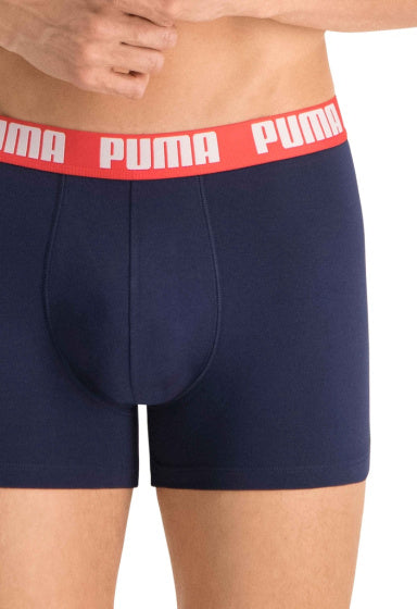 Load image into Gallery viewer, Puma Basic Boxershort Heren (Pack of 2) Grijs Blauw maat XL
