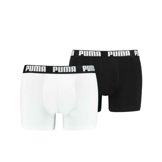 Load image into Gallery viewer, Puma Basic Boxershort Heren (Pack of 2) Zwart Witmaat L
