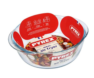 Pyrex airfryer ronde schaal 2,3l 26x23x8cm