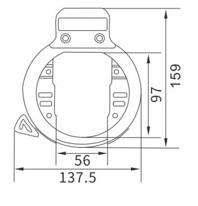 Load image into Gallery viewer, Python slot ringslot zwaar, zwart
