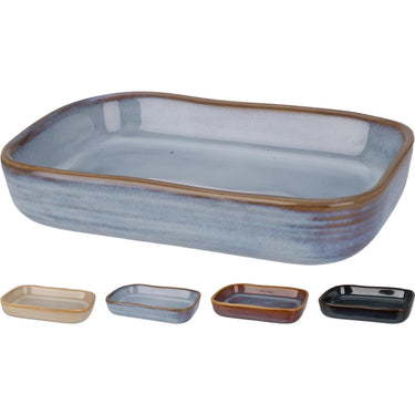 Excelent houseware ovenschaal stoneware reactive 12x9cm