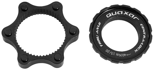 Quaxar cnc centerlock adapter for 15 20mm axle