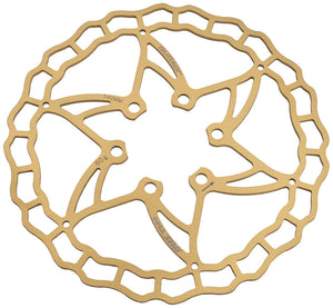Quaxar iris ultra-lightweight titanium 6-hole brake disc