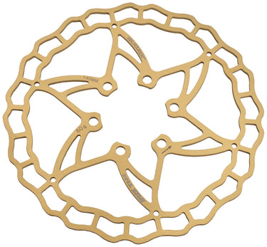 Quaxar iris ultra-lightweight titanium 6-hole brake disc