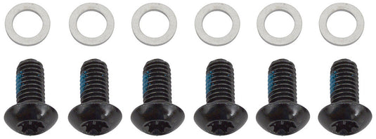 Quaxar iris ultra-lightweight titanium 6-hole brake disc