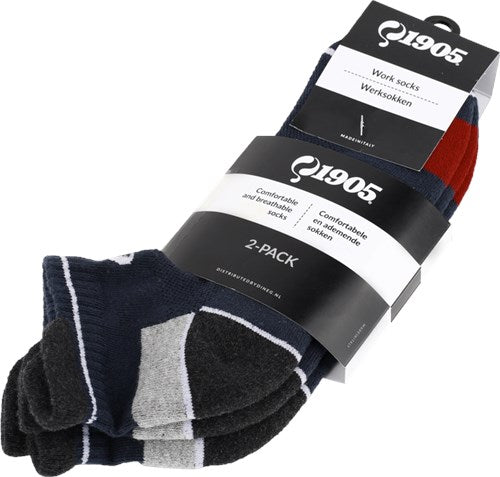 Quick q1905 sokken 2-pack | zwart | maat 47 - 00.114.008.06