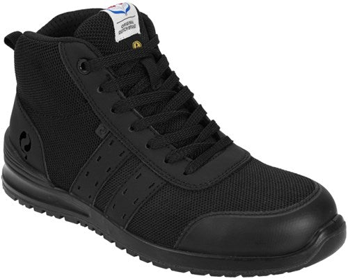Quick werkschoen sprint dark hoog qs0562 s1p | zwart | maat 37 - 8718591551079