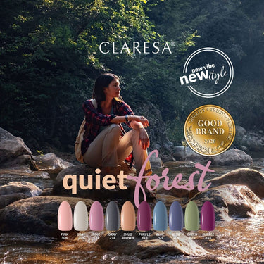 Claresa uv led gellak 5ml purple 615 quiet forest