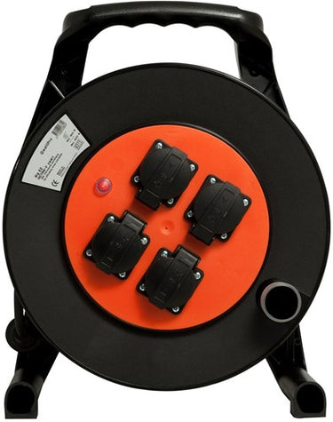 Qwattpro kabelhaspel big ez ra 40m 3g2,5 h07rn-f zwart - 1311004 - 1311004