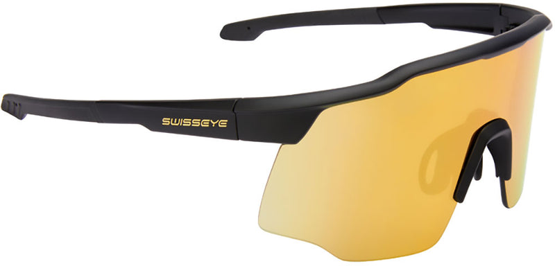 Load image into Gallery viewer, Swiss eye racer brown gold revo - sports glasses
