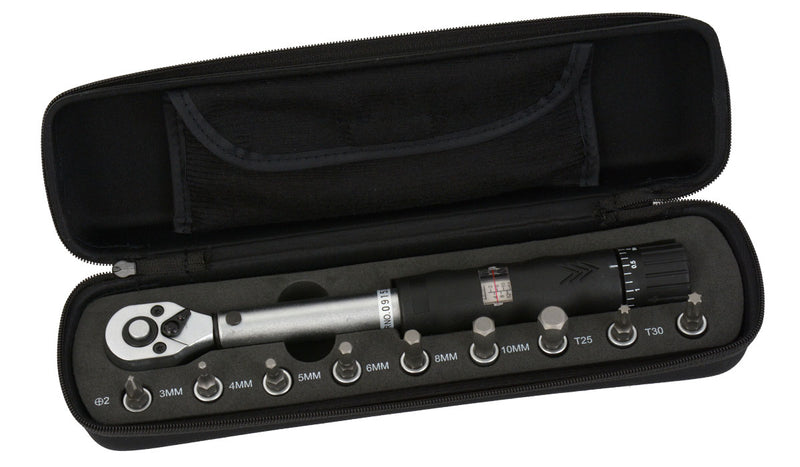 Load image into Gallery viewer, Radon comp torque wrench 1 4 2-14 nm fixable incl. bits
