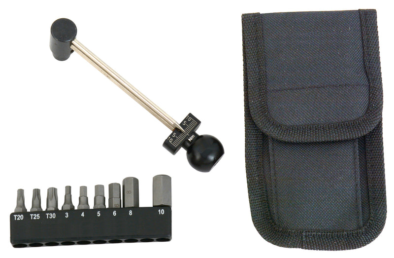 Load image into Gallery viewer, Radon comp mini torque wrench kit 1 4 1-10 nm incl. bits
