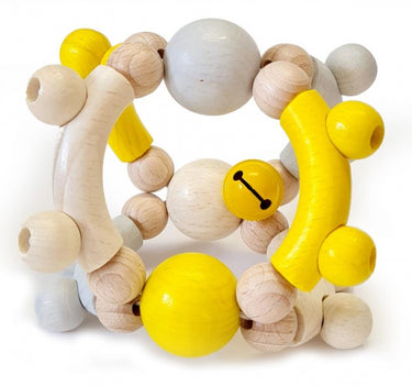 Hess rammelaar bol (naturel geel)