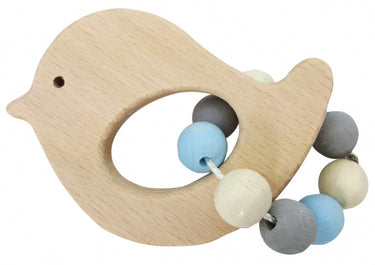 Hess rammelaar vogel (naturel blauw)
