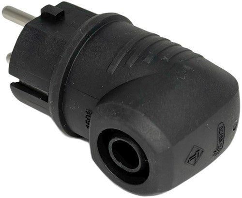 Load image into Gallery viewer, Enzo randaarde stekker rubber haaks abl - 6141230
