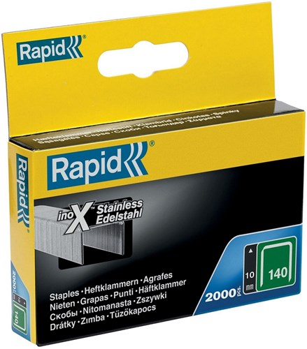 ギャラリービューアに画像をロードする, Rapid nr. 140 vlakdraadnieten rvs 10 mm, 2.000 stuks - 11910733 - 11910733
