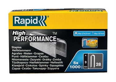 Rapid nr. 8 brads rvs 50 mm, 1.000 stuks - 40303067 - 40303067