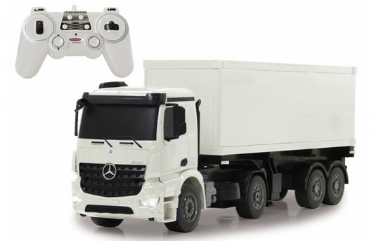 Jamara RC Mercedes-Benz Arocs containertruck 2,4 Ghz wit 1:20