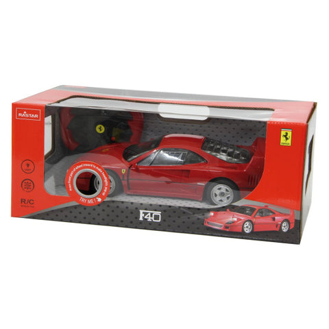 RC Ferrari F40 jongens 27 MHz 1:14 rood