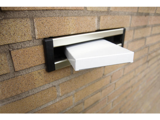 Kangaro raadhuis brievenbusdoos - 250x350x28mm - wit - 5 stuks
