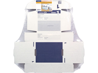 Kangaro raadhuis postpakketdoos 2 - 200x140x80mm - bedrukt - 5 stuks - rd-351119-5