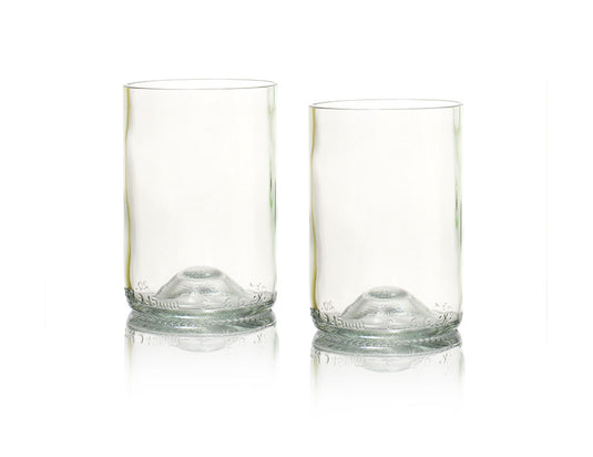 Rebottled glazen - 2-pack - clear