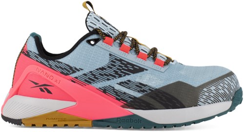 Reebok werkschoen nano ib382 s1ps | blauw roze | maat 42 - 690774734913