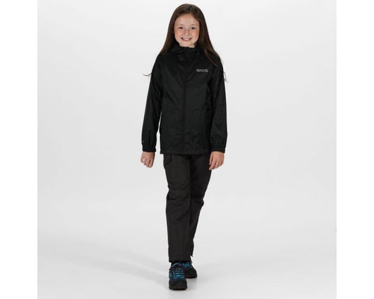 Regatta Pack it jack junior zwart maat 135-140