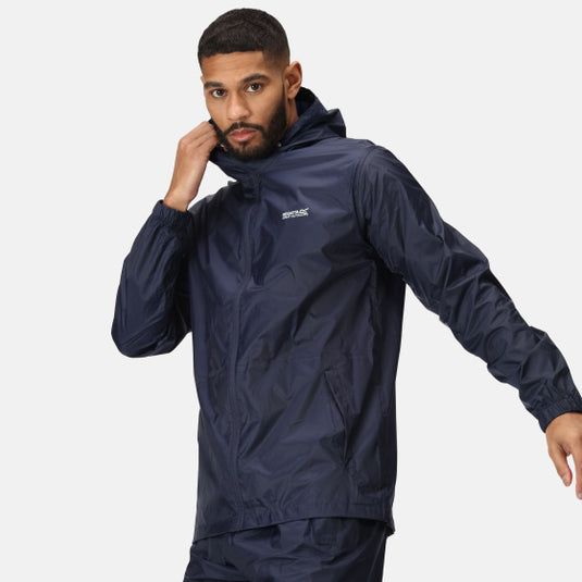 Regatta Jacket III waterdichte outdoorjas donkerblauw maat L