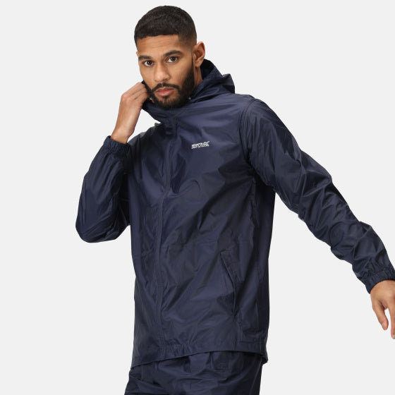 Load image into Gallery viewer, Regatta Jacket III waterdichte outdoorjas donkerblauw maat XL
