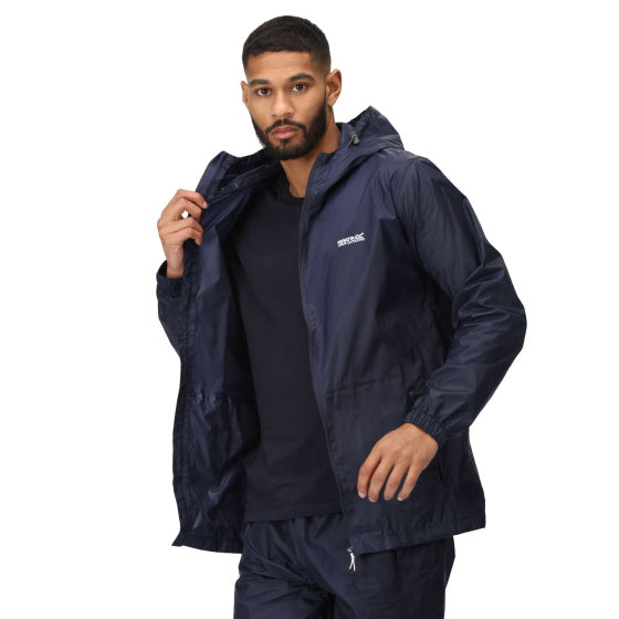 Load image into Gallery viewer, Regatta Jacket III waterdichte outdoorjas donkerblauw maat XL
