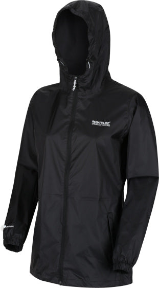 Load image into Gallery viewer, Regatta Pack-It III regenjack dames zwart maat M

