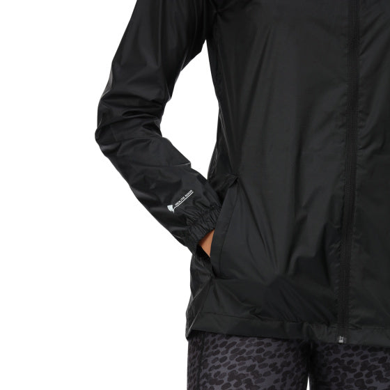 Load image into Gallery viewer, Regatta Pack-It III regenjack dames zwart maat M

