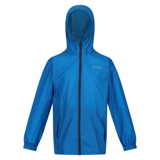 Regatta Pack It III regenjas jongens blauw maat 9-10 jaar