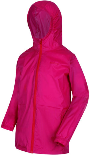 Regatta Pack It III regenjas meisjes roze maat 9-10 jaar
