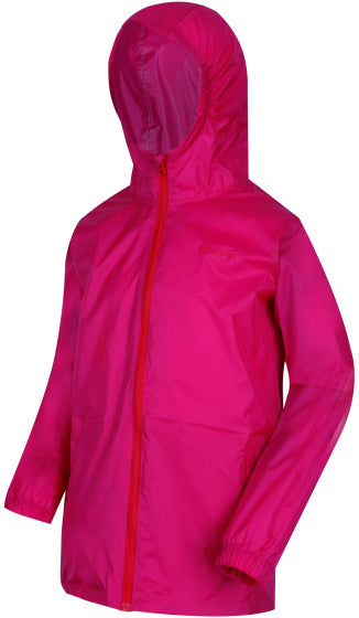 Load image into Gallery viewer, Regatta Pack It III regenjas meisjes roze maat 9-10 jaar
