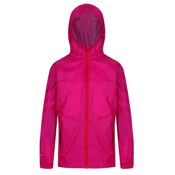 Load image into Gallery viewer, Regatta Pack It III regenjas meisjes roze maat 9-10 jaar
