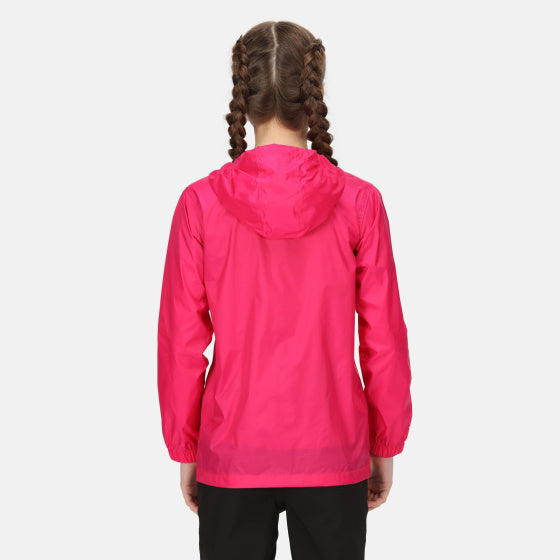 Load image into Gallery viewer, Regatta Pack It III regenjas meisjes roze maat 9-10 jaar
