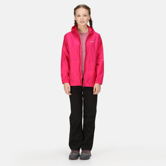 Load image into Gallery viewer, Regatta Pack It III regenjas meisjes roze maat 9-10 jaar
