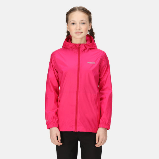 Load image into Gallery viewer, Regatta Pack It III regenjas meisjes roze maat 9-10 jaar
