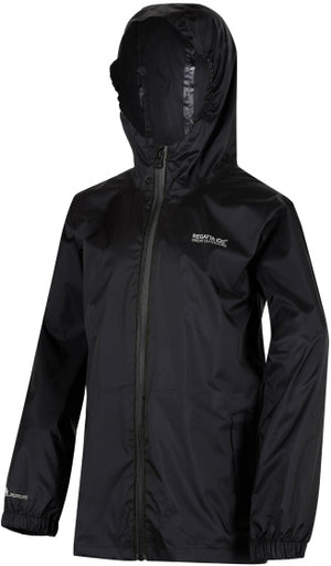 Regatta Pack It III regenjas meisjes zwart 13 jaar